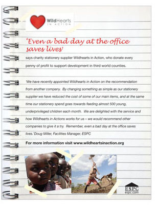 Wildhearts in Action News Ad